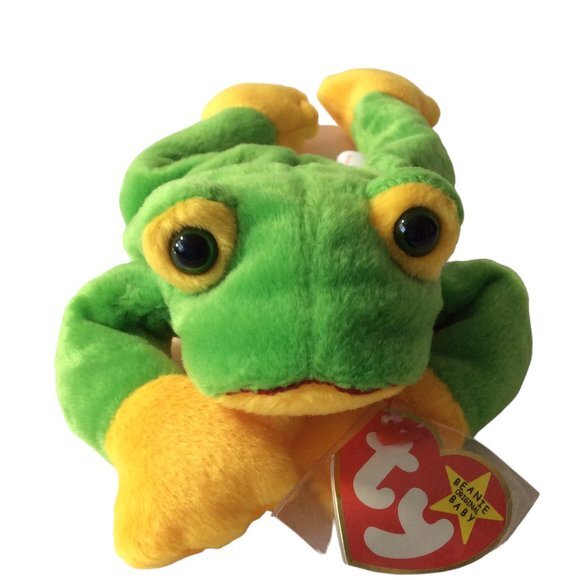 Ty Other - Smoochy the Frog Ty Beanie Baby Collectible 1997 Vintage Rare